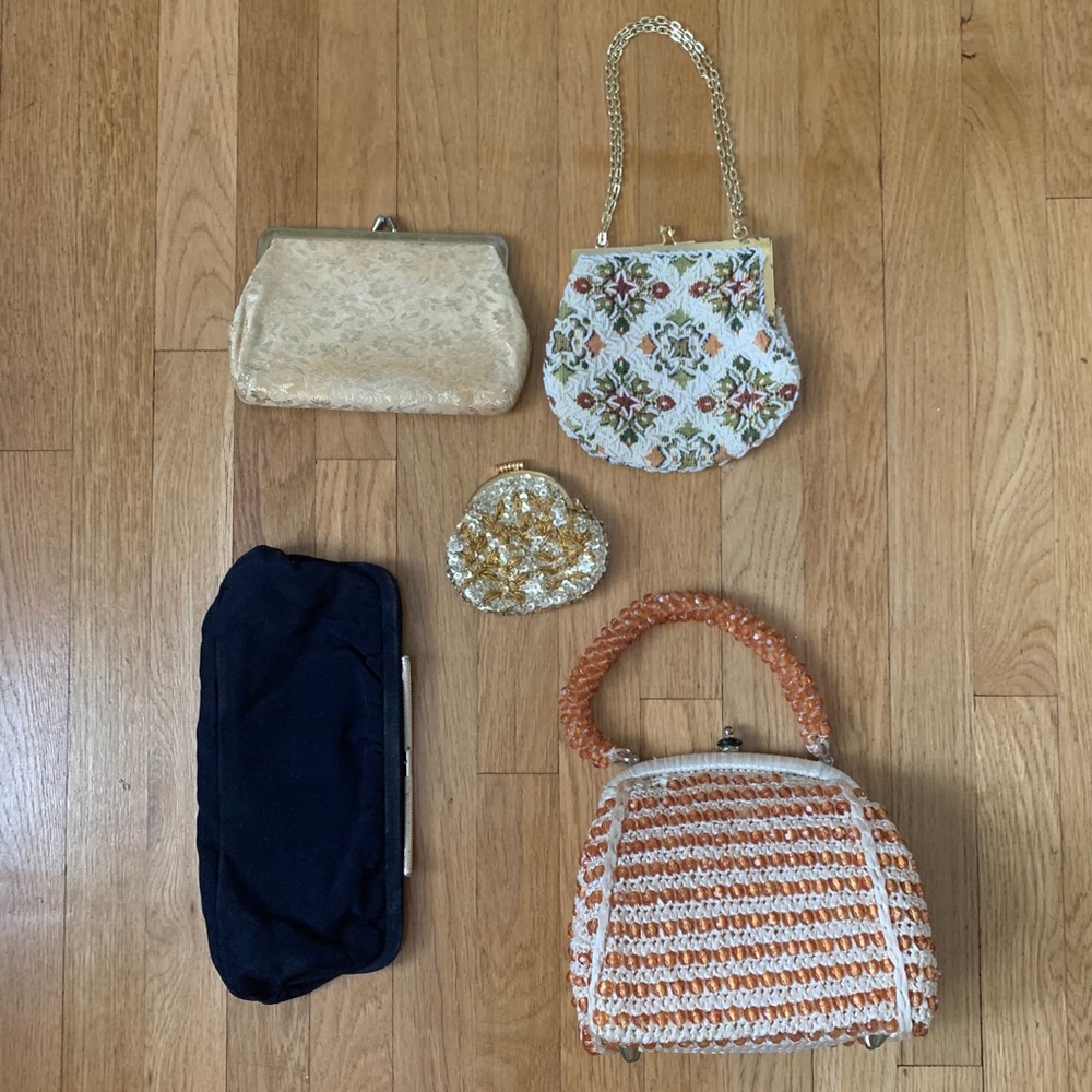 Vintage bundle of purses